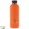 Bouteille THERMOS 500ml Caoutchouc ORANGE NOIR - Cressi