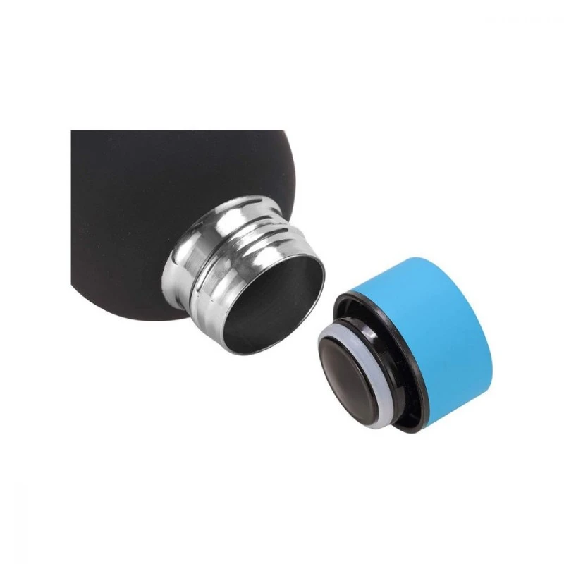 Bouteille THERMOS 500ml Caoutchouc NOIR BLEU - Cressi 4 Bouteille THERMOS 500ml Caoutchouc NOIR BLEU - Cressi – Image 4