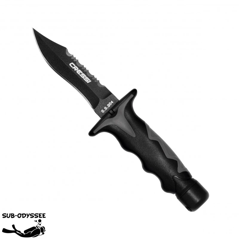 PREDATOR Couteau Plongée Inox 18cm - Cressi 1 PREDATOR Couteau Plongée Inox 18cm - Cressi