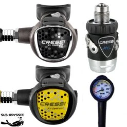 Pack MC9 SC COMPACT PRO + Octopus COMPACT + Manomètre De Cressi