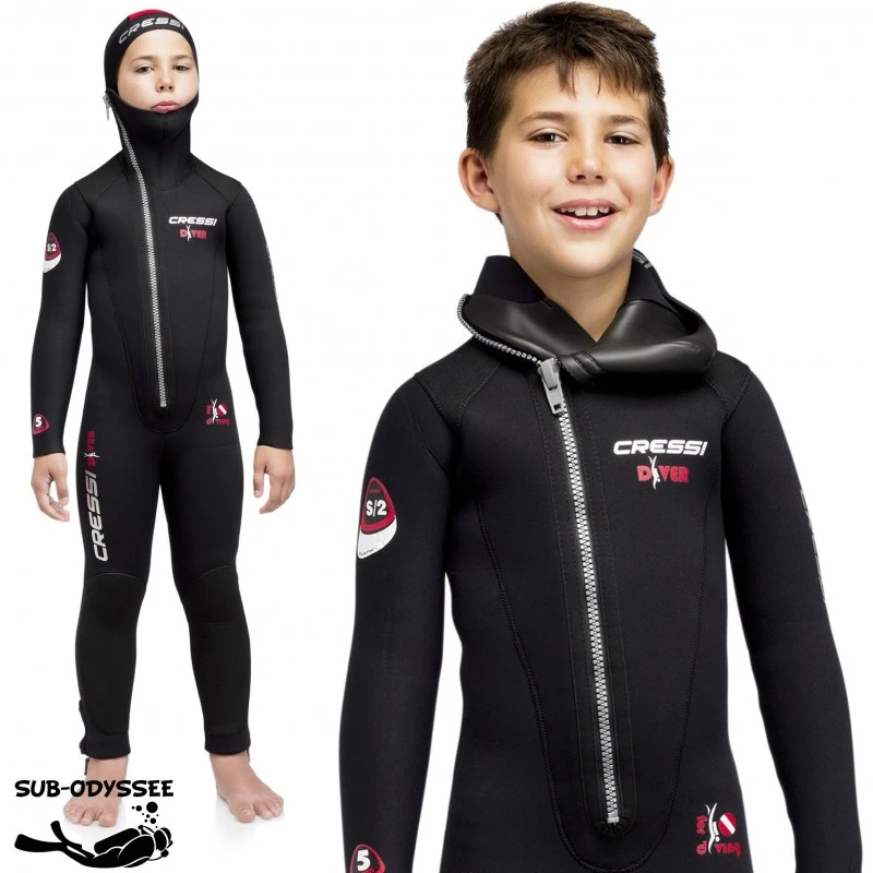 DIVER 5mm Combinaison Junior - Cressi 1 DIVER 5mm Combinaison Junior - Cressi