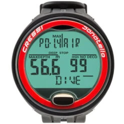 Ordinateur DONATELLO CRESSI + Pochon -CRESSI Soldes Boutique donatello rouge