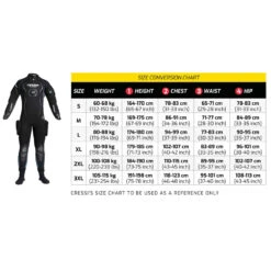 Combinaison GLACIER CRESSI 9 Combinaison GLACIER CRESSI -CRESSI Soldes Boutique glacier taille