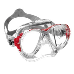 Masque EYES EVOLUTION CRYSTAL CRESSI -CRESSI Soldes Boutique masque eyes evo crystal rouge 1