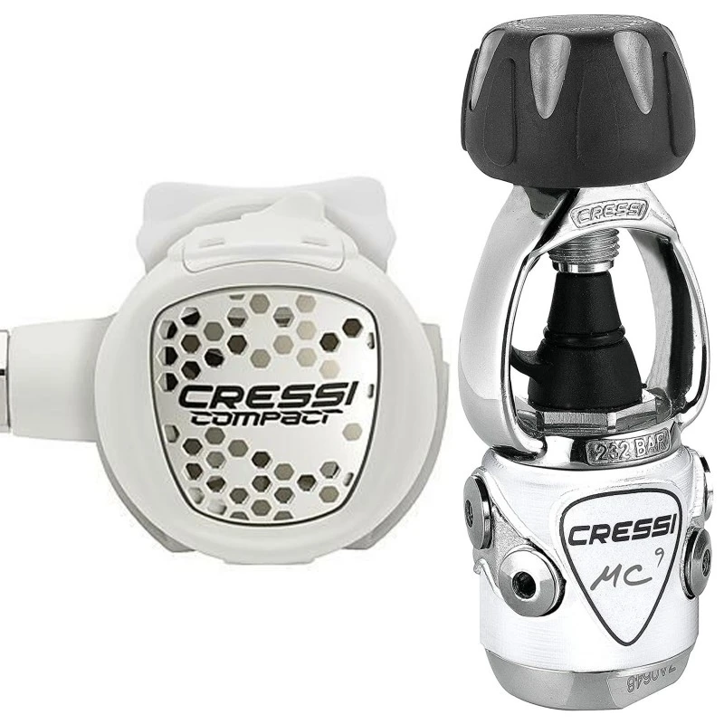 MC9 XS COMPACT WHITE Détendeur Hypercompensé - Cressi 1 MC9 XS COMPACT WHITE Détendeur Hypercompensé - Cressi
