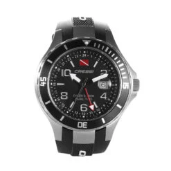 Montre TRAVELLER DUAL TIME CRESSI -CRESSI Soldes Boutique montre dual time cressi noir