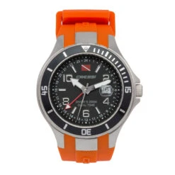 Montre TRAVELLER DUAL TIME CRESSI -CRESSI Soldes Boutique montre dual time cressi orange