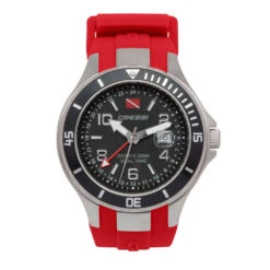 Montre TRAVELLER DUAL TIME CRESSI -CRESSI Soldes Boutique montre dual time cressi rouge