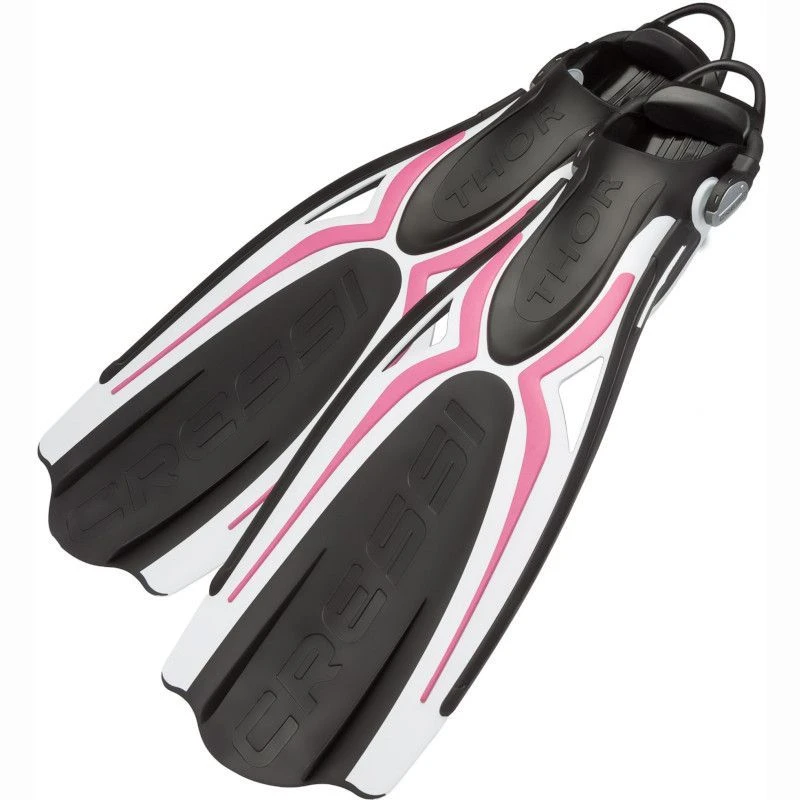 Palmes Plongée Réglables Cressi Thor EBS Rose 1 Palmes Plongée Réglables Cressi Thor EBS Rose