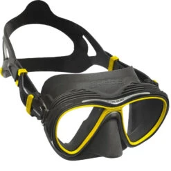 Masque QUANTUM CRESSI -CRESSI Soldes Boutique quantum noir jaune 2