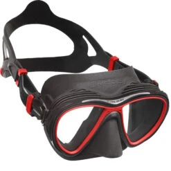 Masque QUANTUM CRESSI -CRESSI Soldes Boutique quantum noir rouge 2